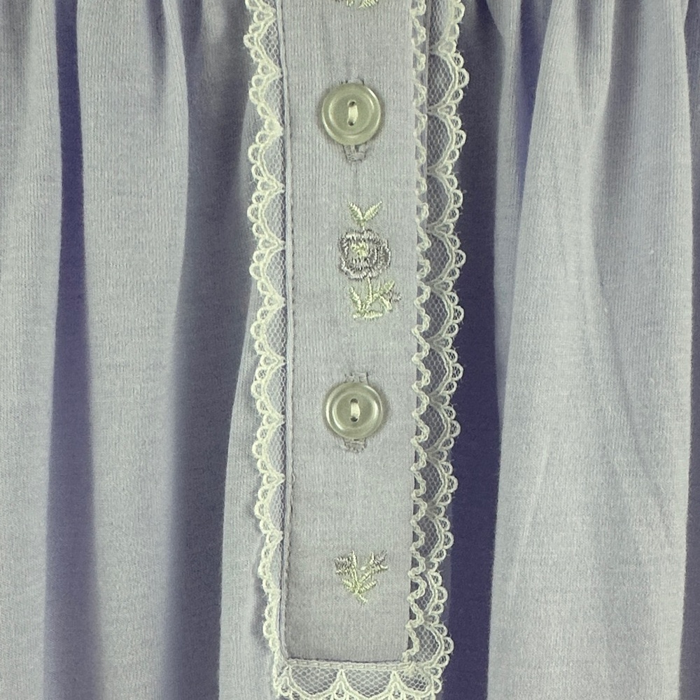 NWT Miss Elaine Lavender Sleep Dress 2X Nightgown Soft Knit Plus Size - Picture 6 of 9